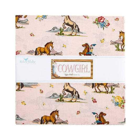 Cowgirl 10 Inch Stacker, 42 Pcs.