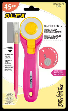 OLFA 45mm Rotary Cutter Craft Set