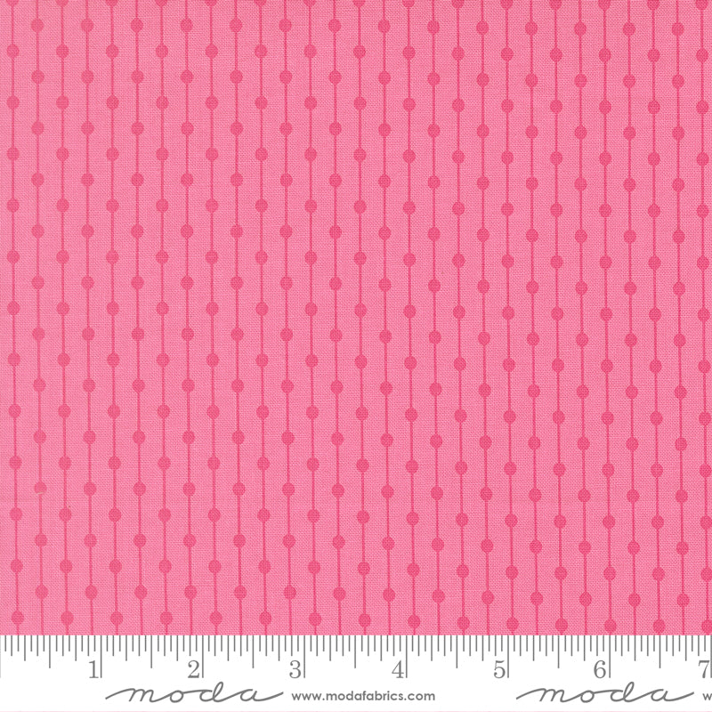 Jelly Bracelet in Petal, a playful pink stripe quilting fabric from the Joysome collection by Corey Yoder for Moda Fabrics, 29256-27