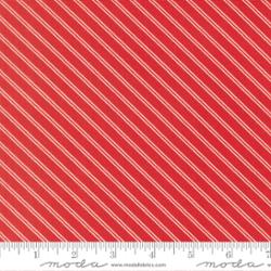 Bloomsberry Stripe fabric in Red by Camille Roskelley for Moda Fabrics, SKU 55355 18.