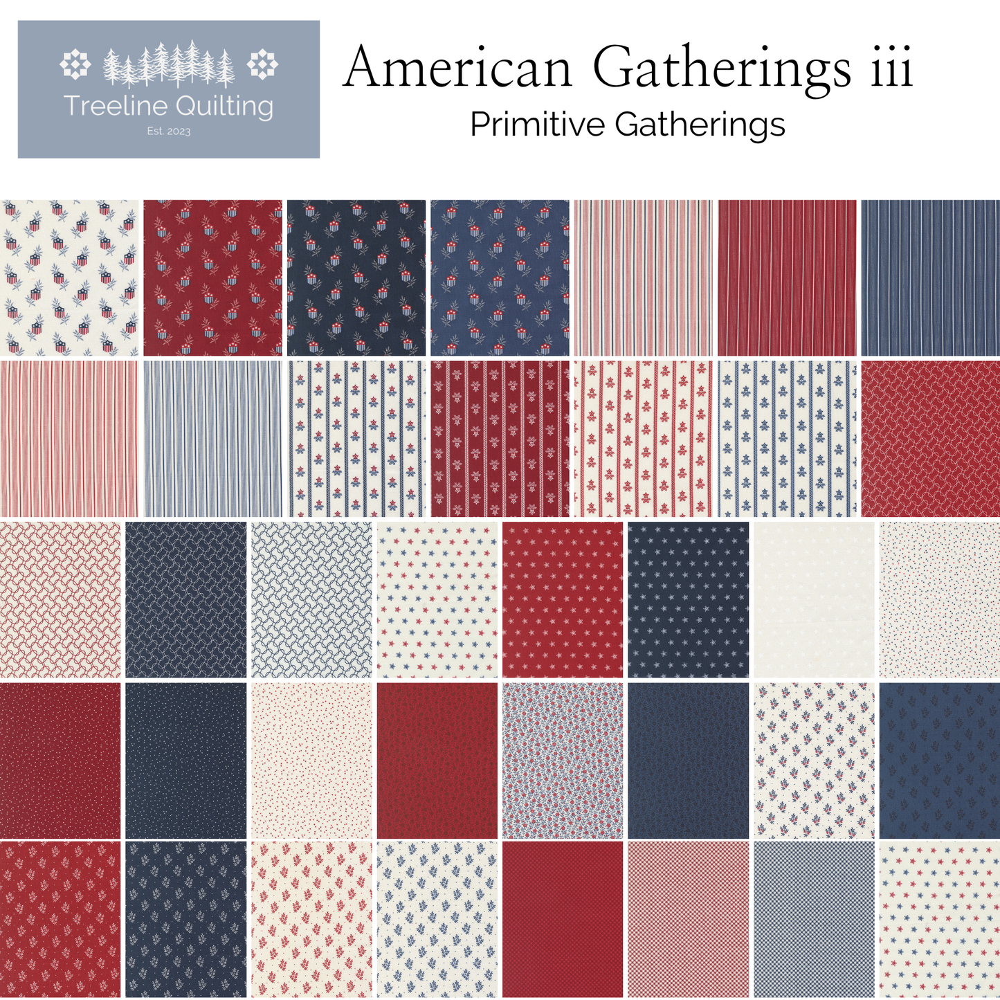 American Gatherings III Charm Pack