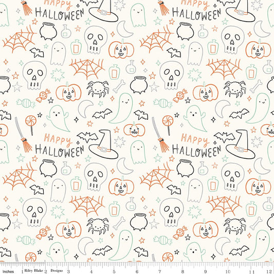 Frank and Friends Halloween Icons Cloud