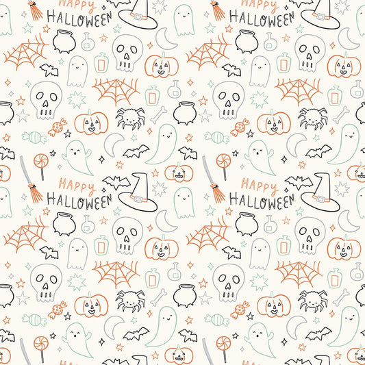 Frank and Friends Halloween Icons Cloud