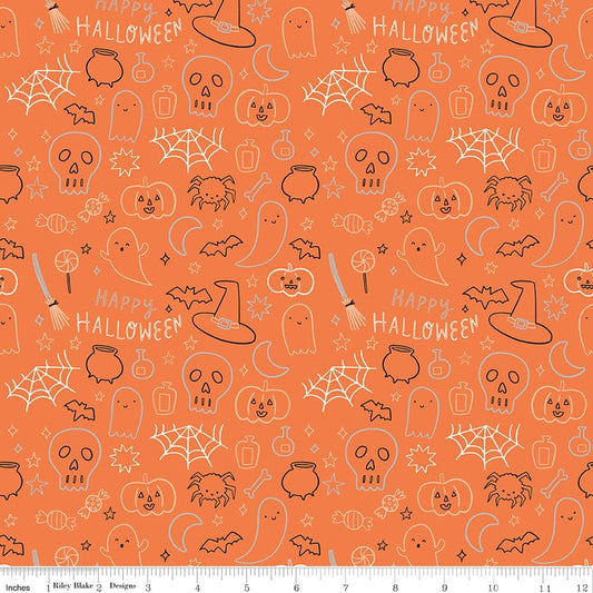 Frank and Friends Halloween Icons Orange