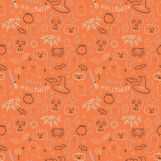Frank and Friends Halloween Icons Orange