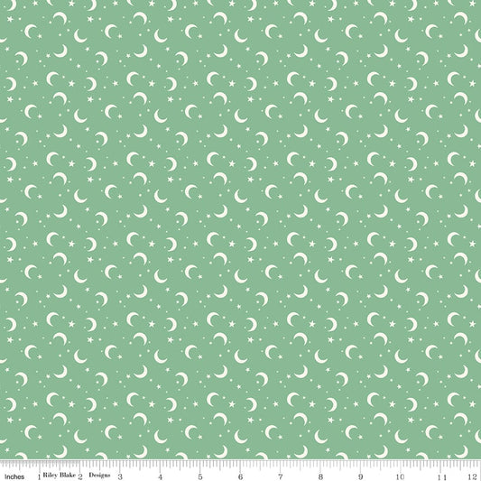 Frank and Friends Moon & Stars Green
