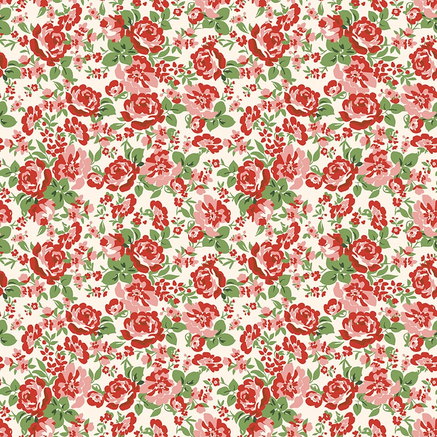 Cowgirl Floral Red