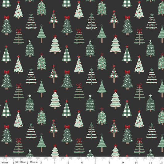 Evergreen Wishes Trees Black
