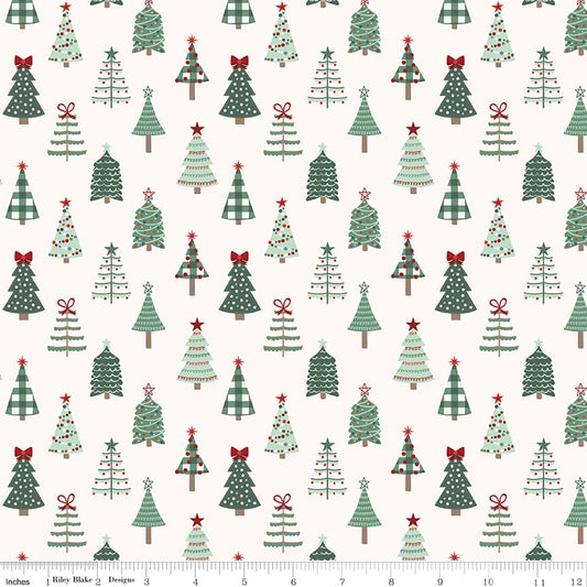 Evergreen Wishes Trees Cream