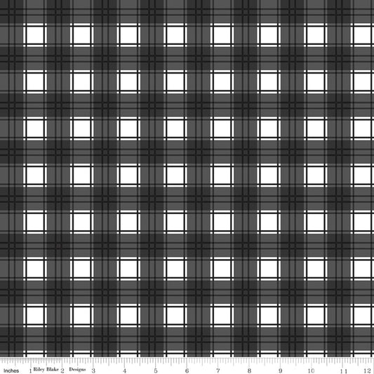 Evergreen Wishes Plaid Black