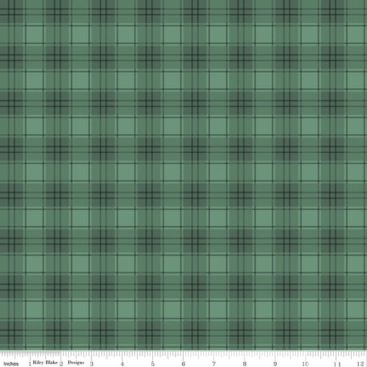 Evergreen Wishes Plaid Green