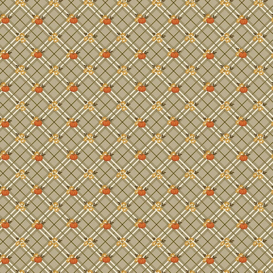 Bountiful Pumpkin Plaid Sage