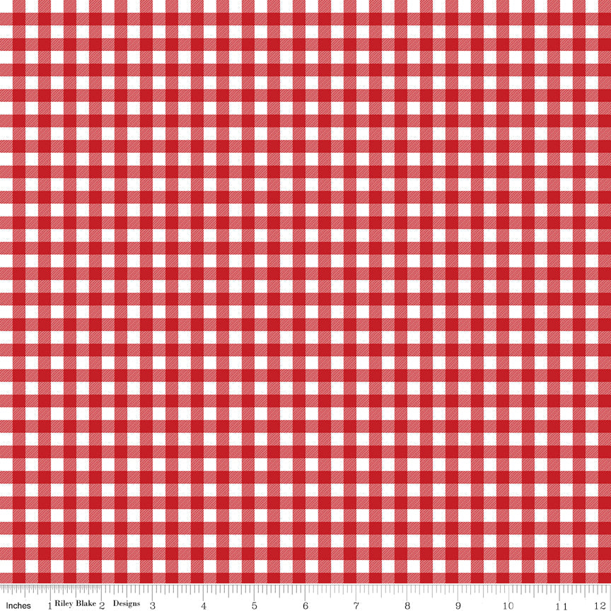 A Perfect Winter Plaid Red