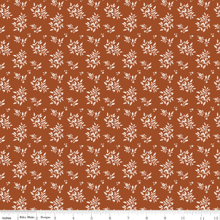 Before the Bloom Juniper Rust Yardage