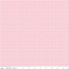 1/8" small gingham fabric in Baby Pink