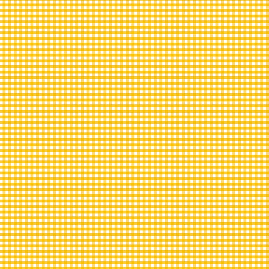 1/8" Gingham Mustard