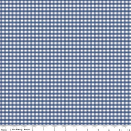 Micro Gingham Denim