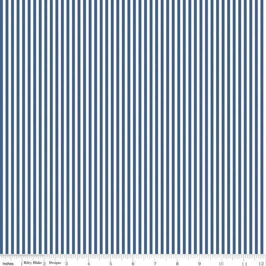 1/8" Stripe Denim