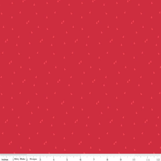 Seasonal Basics Trees Red