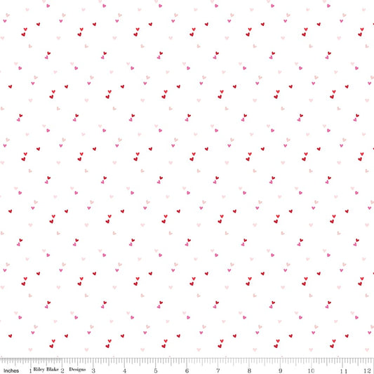 Seasonal Basic Hearts White