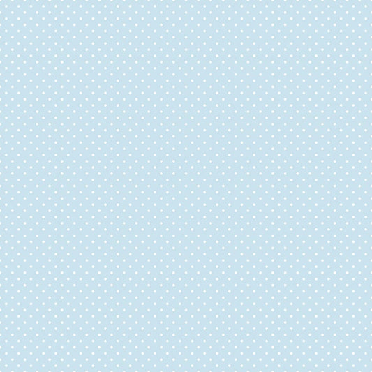 Swiss Dot Boy Blue