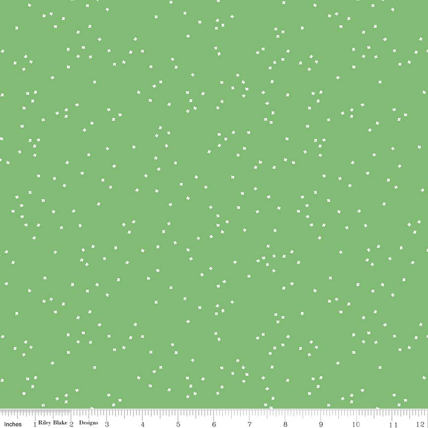 Blossoms Green Smoothie Yardage