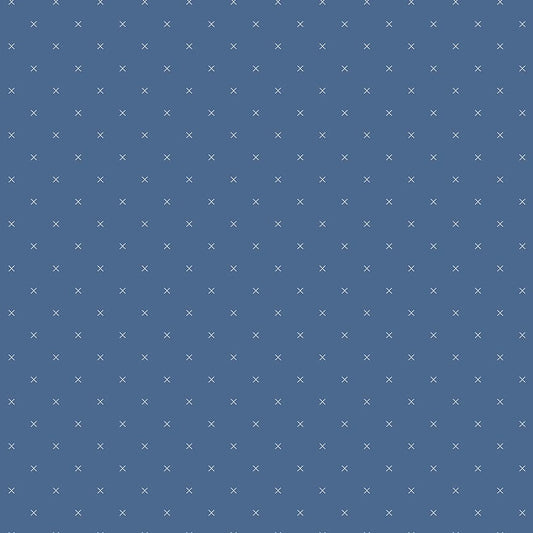 Bee Cross Stitch In Color Denim