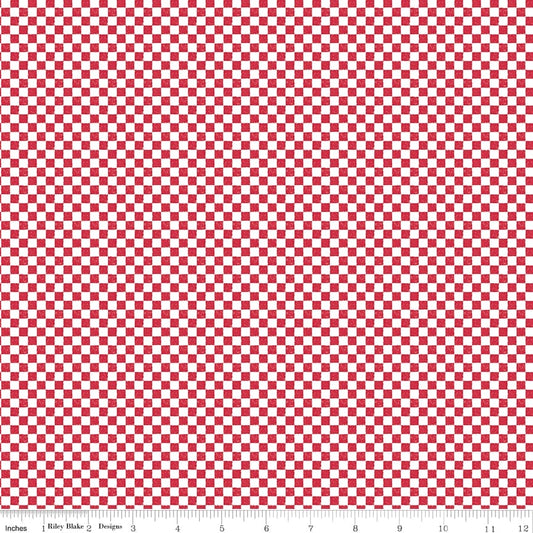 Check Please! 1/4" Check Red