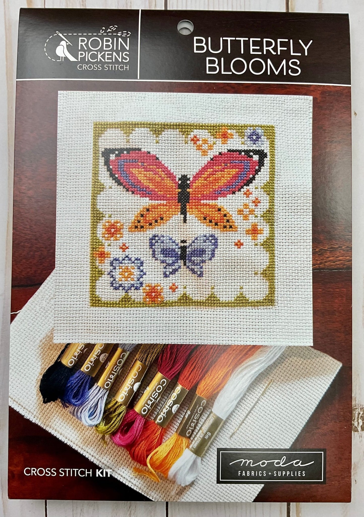 Butterfly Blooms Cross Stitch Kit