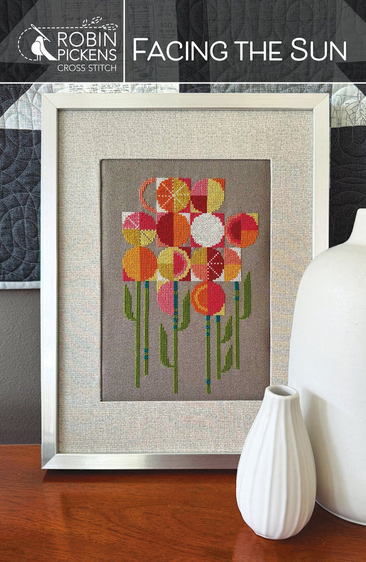 Facing the Sun Cross Stitch Printed Pattern