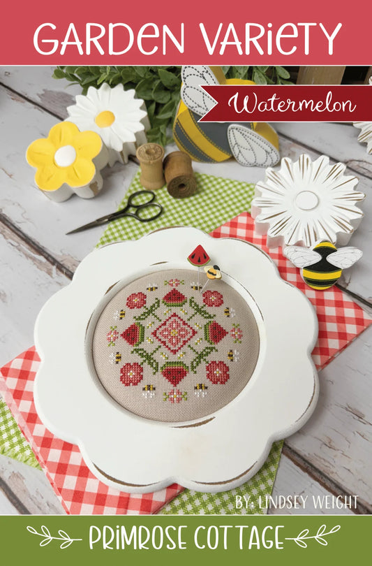 Garden Variety Watermelon Cross Stitch Pattern