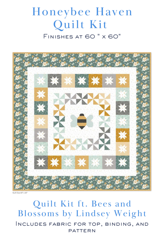 Honeybee Haven Quilt Kit information sheet