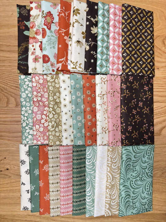 Morning Latte Fat Eighth Bundle — 28 Piece Fabric Bundle by Sandy Gervais for Riley Blake Designs