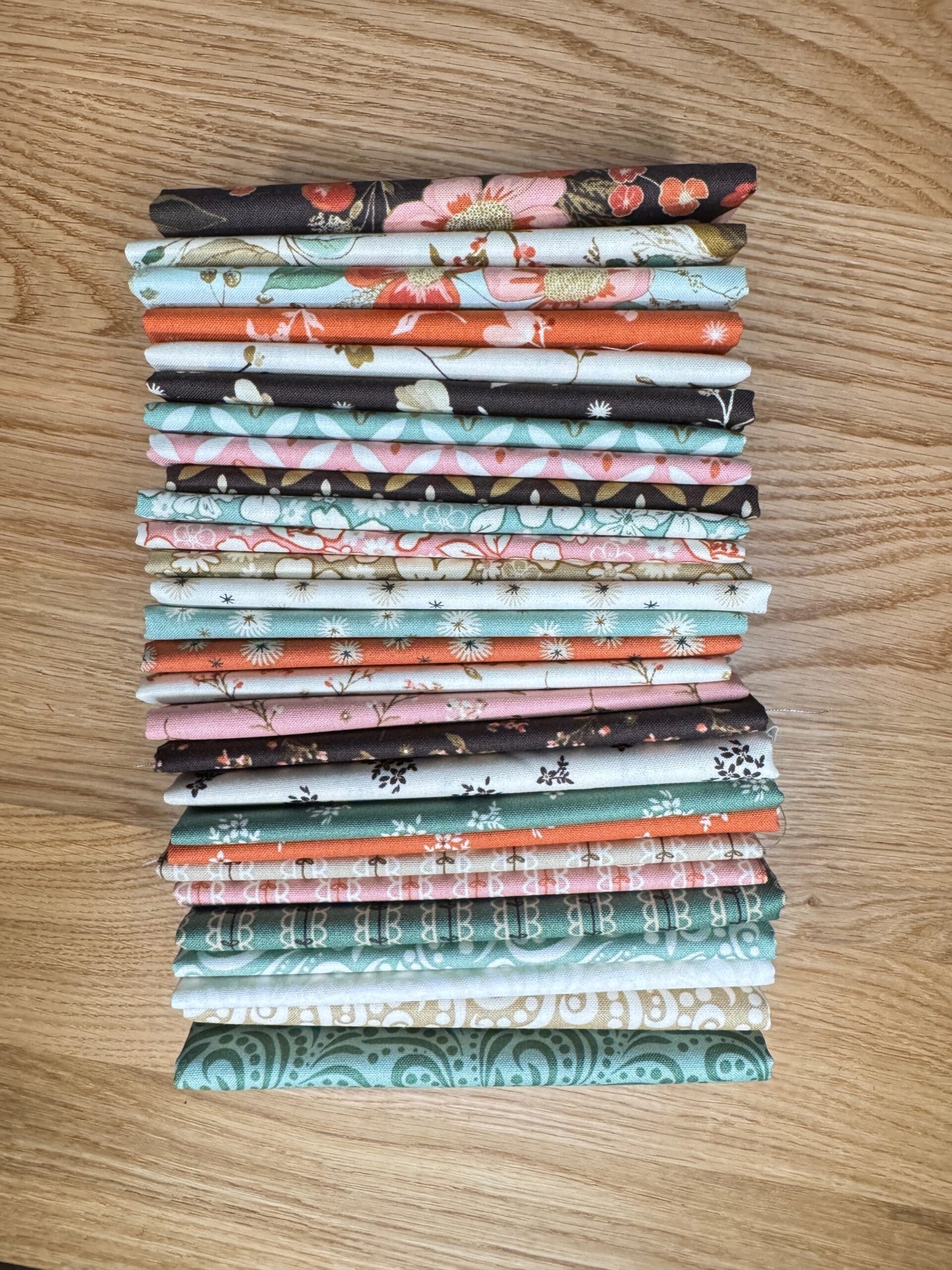Morning Latte Fat Eighth Bundle — 28 Piece Fabric Bundle by Sandy Gervais for Riley Blake Designs