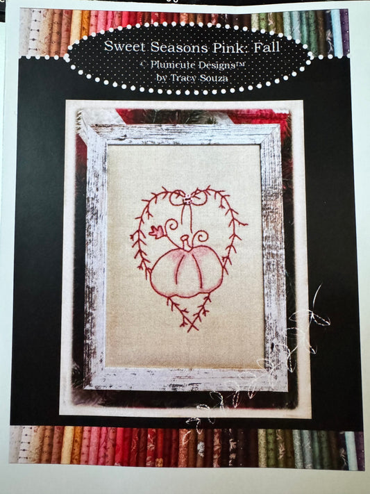 Sweet Seasons Pink Fall Embroidery Kit – Plumcute