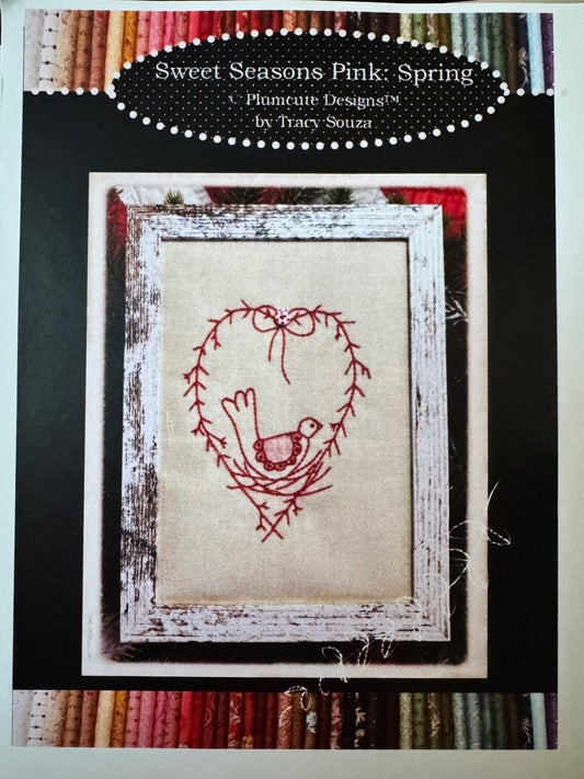 Sweet Seasons Pink Spring Embroidery Kit – Plumcute