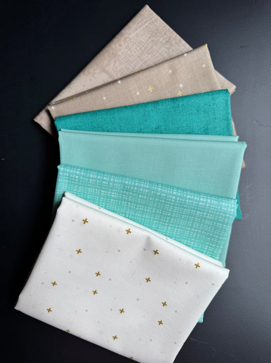 Tide Pool 6-Piece Riley Blake Basics Bundle