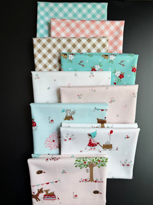 Whimsical Woodland Curated Fat Quarter Bundle – 9 Piece Bundle