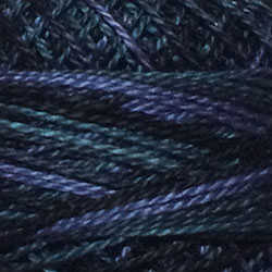 Valdani Size 8 Perle Cotton Ball – M91 Black Night