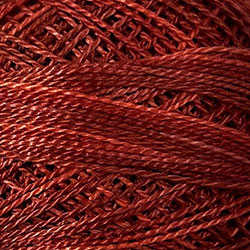 Valdani Size 12 Perle Cotton Ball – O532 Shaded Brick