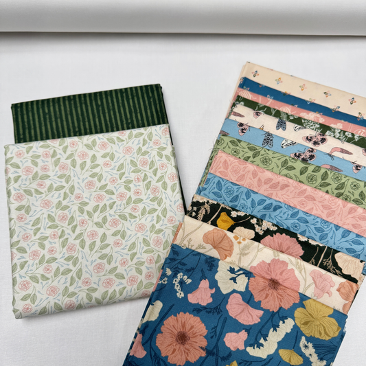 Gardenia quilt kit using Petalush fabrics by Kiley's Quilt Room