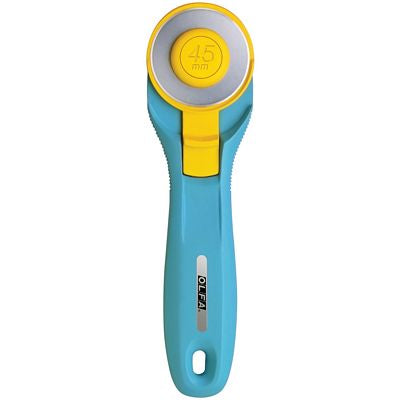Olfa Splash Rotary Cutter – Aqua (45mm)