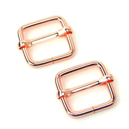 Sallie Tomato Slider Buckles 3/4in Set of Two