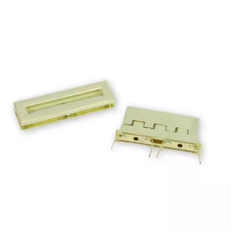 Sallie Tomato Designer Flip Lock Gold