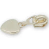 Sallie Tomato Heart Zipper Pulls Gold