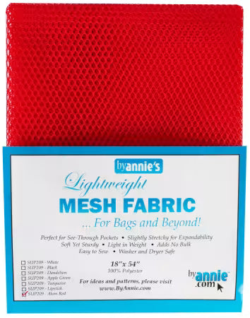 By Annie Lightweight Mesh Atomic Red 18x54