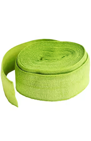 By Annie Fold-Over Elastic 3/4in x 2yd Apple Green