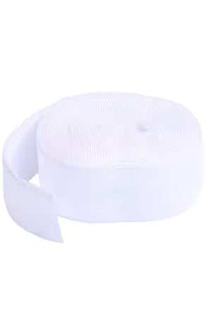 By Annie Fold-Over Elastic 3/4in x 2yd White