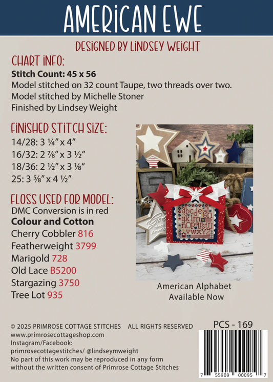 American Ewe Cross Stitch Pattern