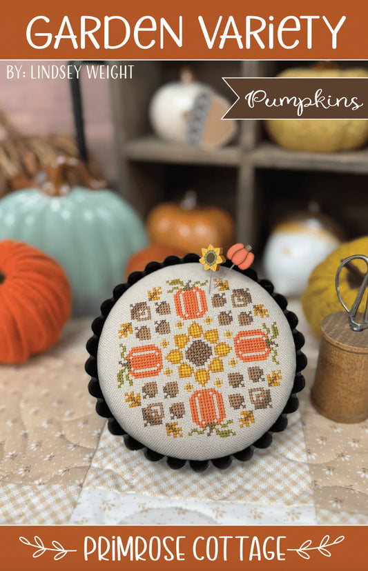 Garden Variety Pumpkins Cross Stitch Pattern
